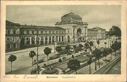 Mannheim Hauptbahnhof Strassenbahn Kat. Mannheim