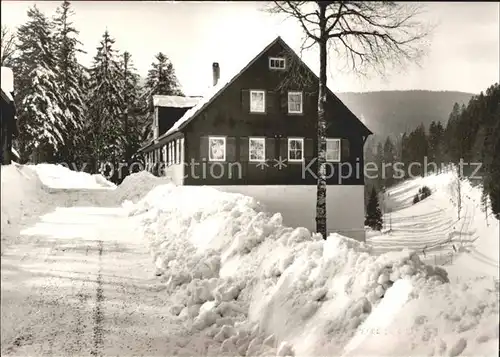 Hinterlangenbach Baiersbronn Forsthaus Auerhahn im Winter Katrin Zepf Kat. Baiersbronn