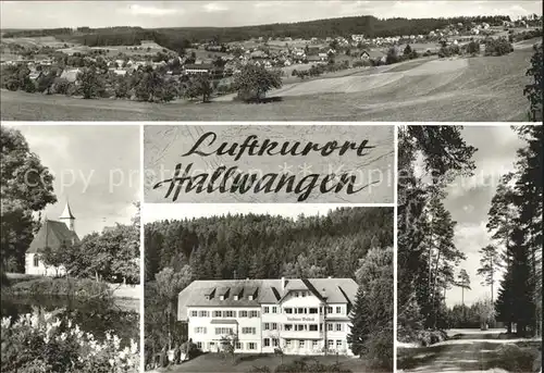 Hallwangen Kurhaus Waldeck Ansichten Kat. Dornstetten