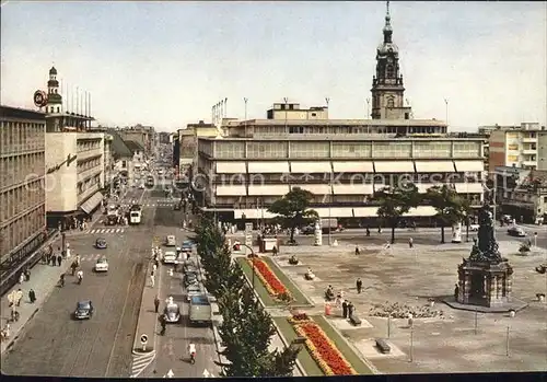 Mannheim Paradeplatz mit Kurpfalzstrasse Kat. Mannheim