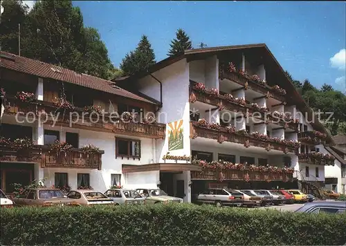 Schoenmuenzach Hotel Cafe Sonnenhof Autos Kat. Baiersbronn