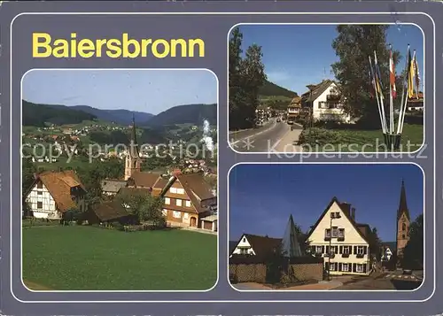 Baiersbronn Schwarzwald Ansichten Kat. Baiersbronn