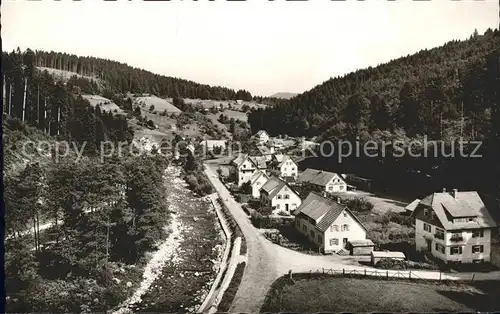 Schoenmuenzach Ortsansicht Kat. Baiersbronn