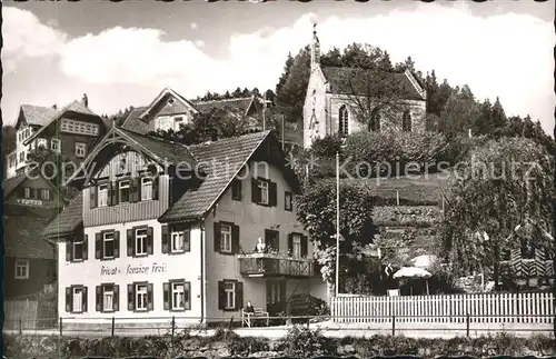 Schoenmuenzach Pension Haus Frey Kirche Kat. Baiersbronn