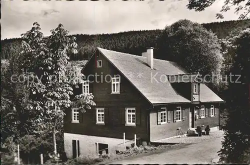Hinterlangenbach Baiersbronn Forst  Gasthaus Auerhahn Kat. Baiersbronn