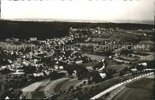 Hallwangen Fliegeraufnahme Kat. Dornstetten