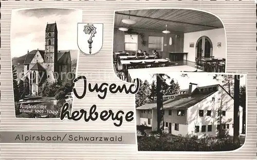 Alpirsbach Klosterkriche Jugendherberge  Kat. Alpirsbach