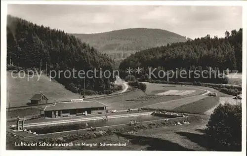 Schoenmuenzach Schwimmbad Kat. Baiersbronn