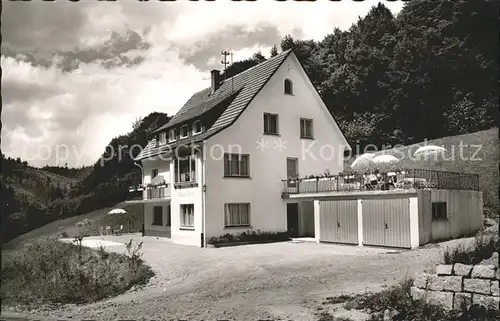 Schwarzenberg Baiersbronn Pension Haus Ziefle Kat. Baiersbronn