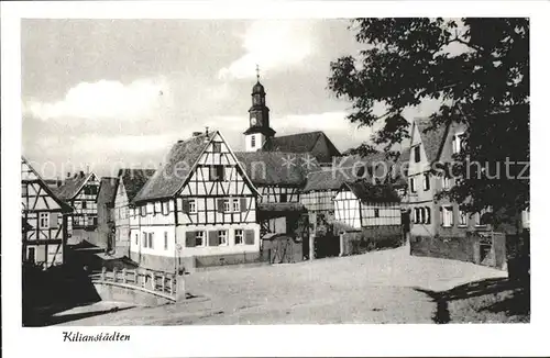 Kilianstaedten Strassenansicht Kirche Kat. Schoeneck