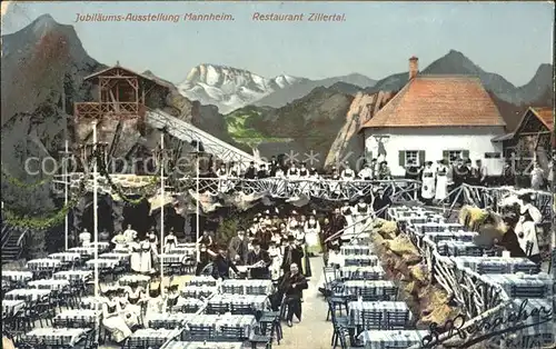 Mannheim Jubilaeumsausstellung Restaurant Zillertal Kat. Mannheim