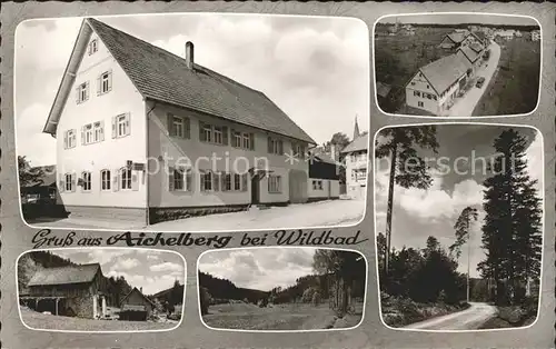 Aichelberg Calw Gasthof gruener Baum Waldweg  Kat. Bad Wildbad