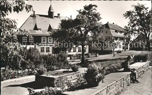 Dobel Schwarzwald Kind Haeuser Brunnen Kat. Dobel