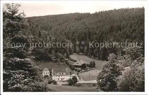 Dobel Schwarzwald Gasthaus Pension Eyachmuehle Kat. Dobel