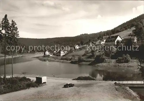 Erzgrube Gasthof zum Baeren See Auto Brueck Obere Nagoldtalsperre Kat. Seewald