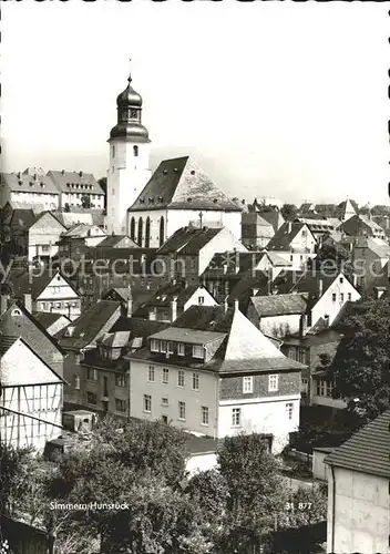 Simmern Hunsrueck Teilansicht  Kat. Simmern  Hunsrueck