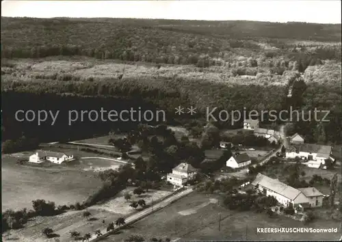 Kreershaeuschen Fliegeraufnahme Hotel Pension Haus Hubertus Kat. Winterbach