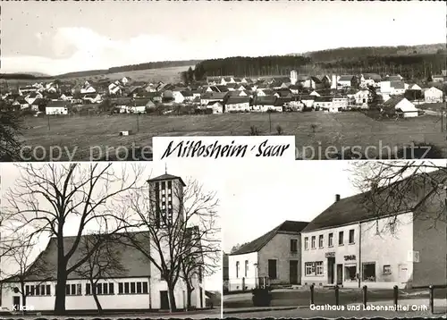Losheim See Mitlosheim Kirche Gasthaus Lebensmittel Orth / Losheim /Merzig-Wadern LKR