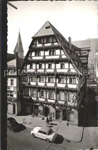 Geislingen Steige Haus Autos Kat. Geislingen an der Steige