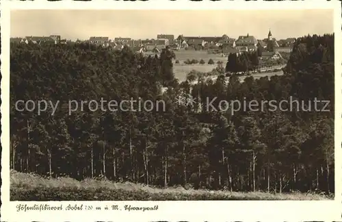 Dobel Schwarzwald Panorama Kat. Dobel