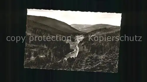 Dobel Schwarzwald Blick ins Eyachtal Kat. Dobel