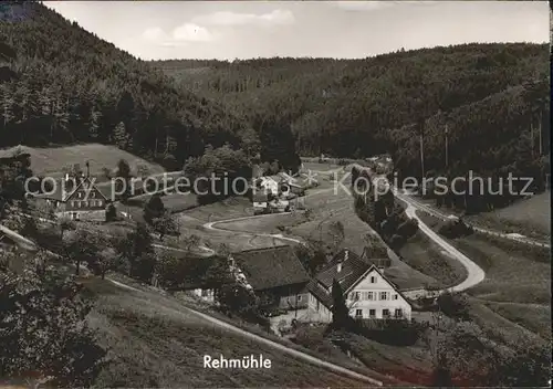 Calmbach Enz Rehmuehle Kat. Bad Wildbad