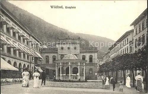 Wildbad Schwarzwald Kurplatz Kat. Bad Wildbad