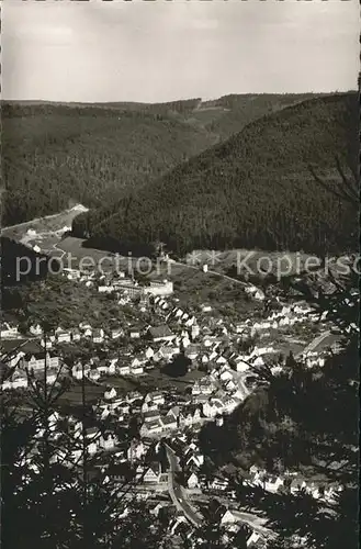 Calmbach Enz Totalansicht Kat. Bad Wildbad