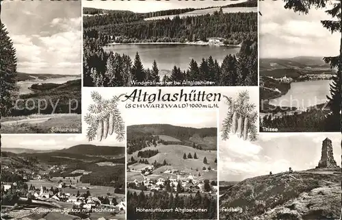 Altglashuetten Schluchsee Windgfaellweiher Falkau Hochfirst Feldberg Turm Titisee Kat. Feldberg (Schwarzwald)