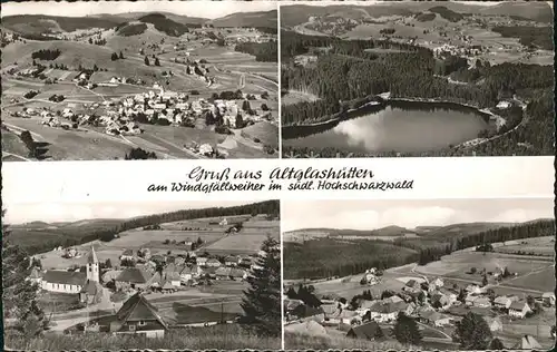 Altglashuetten Totalansicht Kirche Windgfaellweiher Kat. Feldberg (Schwarzwald)