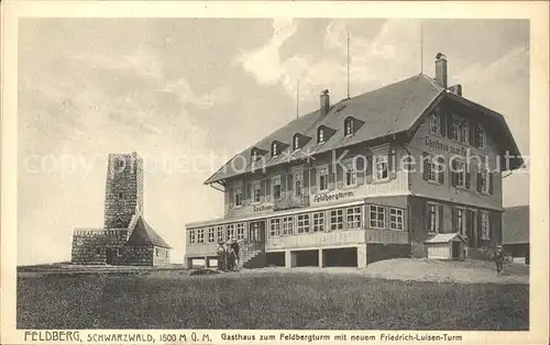 Feldberg Schwarzwald Feldbergturm mit Gasthaus Kat. Feldberg (Schwarzwald)