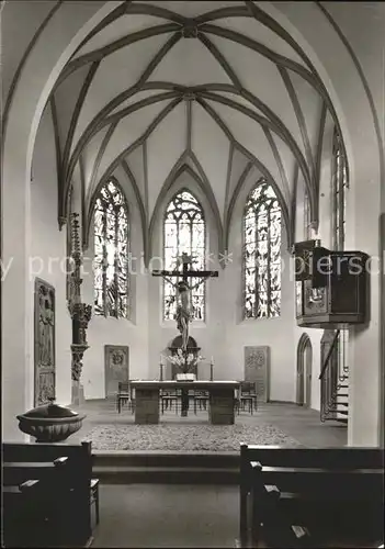 Gernsbach Ev St Jakobskirche Inneres Kat. Gernsbach