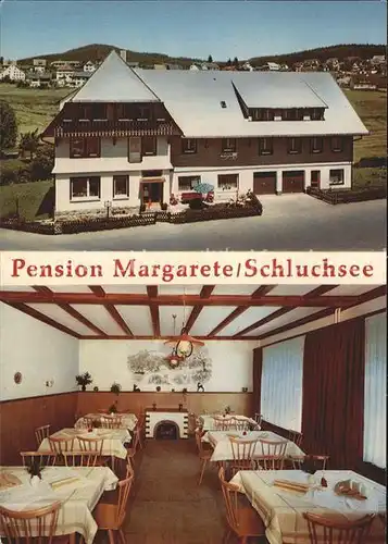 Schluchsee Pension Margarete Gastraum Kat. Schluchsee