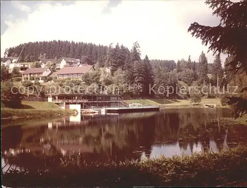 Friedenweiler Teilansicht mit Weiher Kat. Friedenweiler