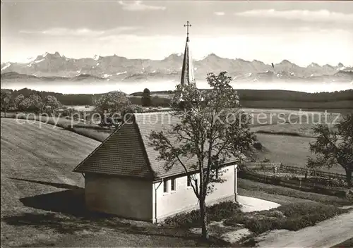 Faulenfuerst Kapelle Gasthaus zum Roessle Alpensicht Kat. Schluchsee