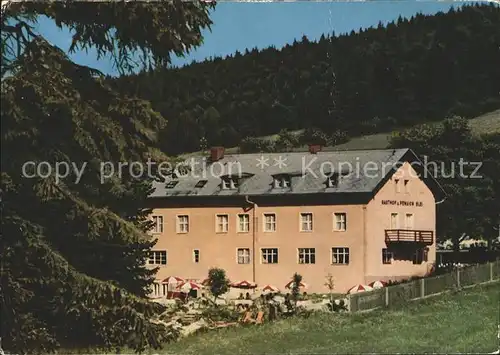 Altglashuette Oberpfalz Gasthof und Pension Blei Kat. Baernau