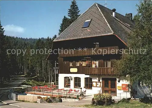Altglashuetten Hotel Pension Seehof am Windgfaellweiher Kat. Feldberg (Schwarzwald)