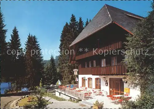 Altglashuetten Hotel Pension Seehof am Windgfaellweiher Kat. Feldberg (Schwarzwald)