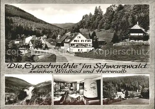 Wildbad Schwarzwald Gasthaus Pension Eyachmuehle Details Kat. Bad Wildbad