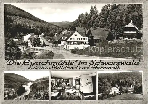 Eyachmuehle Gasthaus Pension zwischen Wildbad und Herrenalb Kat. Dobel
