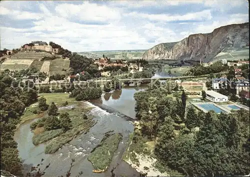 Bad Muenster Stein Ebernburg mit Rotenfels / Bad Muenster am Stein-Ebernburg /Bad Kreuznach LKR