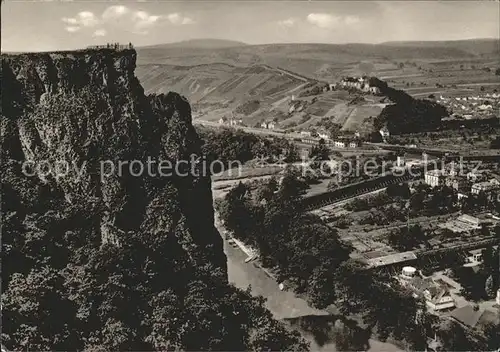 Bad Muenster Stein Ebernburg Rheingrafenstein Blick von der Gans / Bad Muenster am Stein-Ebernburg /Bad Kreuznach LKR