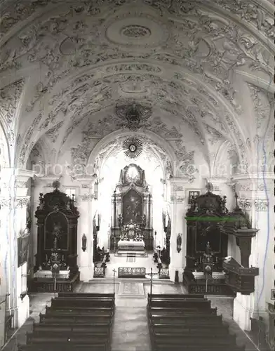 Woellstein Abtsgmuend Kirche in Hohenstadt Inneres Kat. Abtsgmuend