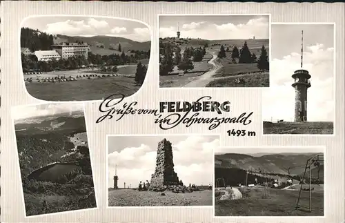 Feldberg Schwarzwald Turm Sessellift Feldsee Kat. Feldberg (Schwarzwald)