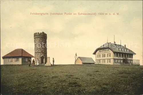 Feldberg Schwarzwald Turm und Gasthaus Kat. Feldberg (Schwarzwald)