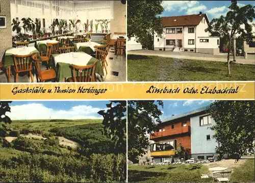 Limbach Baden Restaurant Pension Herbinger / Limbach /Neckar-Odenwald-Kreis LKR