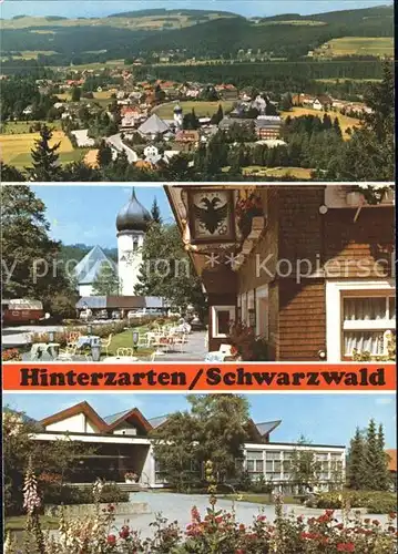 Hinterzarten Ansichten Kat. Hinterzarten