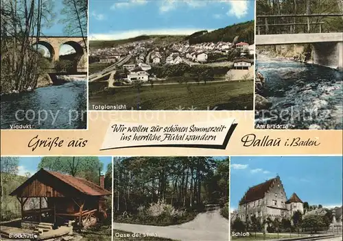 Dallau HerrViadukt Schloss Kat. Elztal