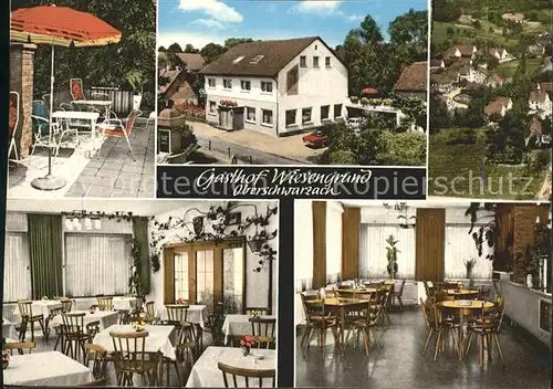 Oberschwarzach Neckar Odenwald Kreis Gasthaus Pension Wiesengrund Kat. Schwarzach