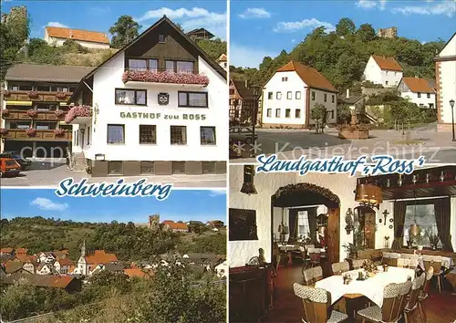Schweinberg Hardheim Gasthaus Ross Kat. Hardheim